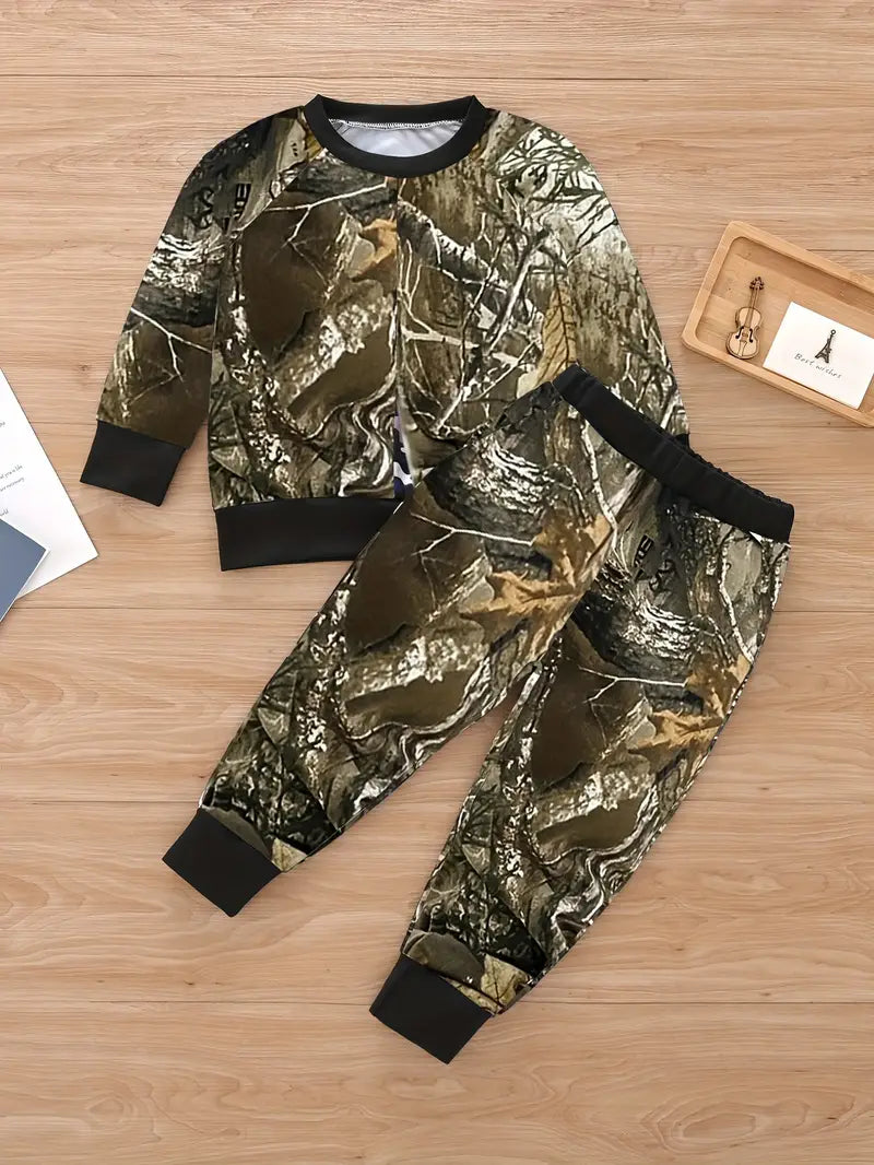 ARMY PRINTED WINTER KIDS SWEAT SUIT