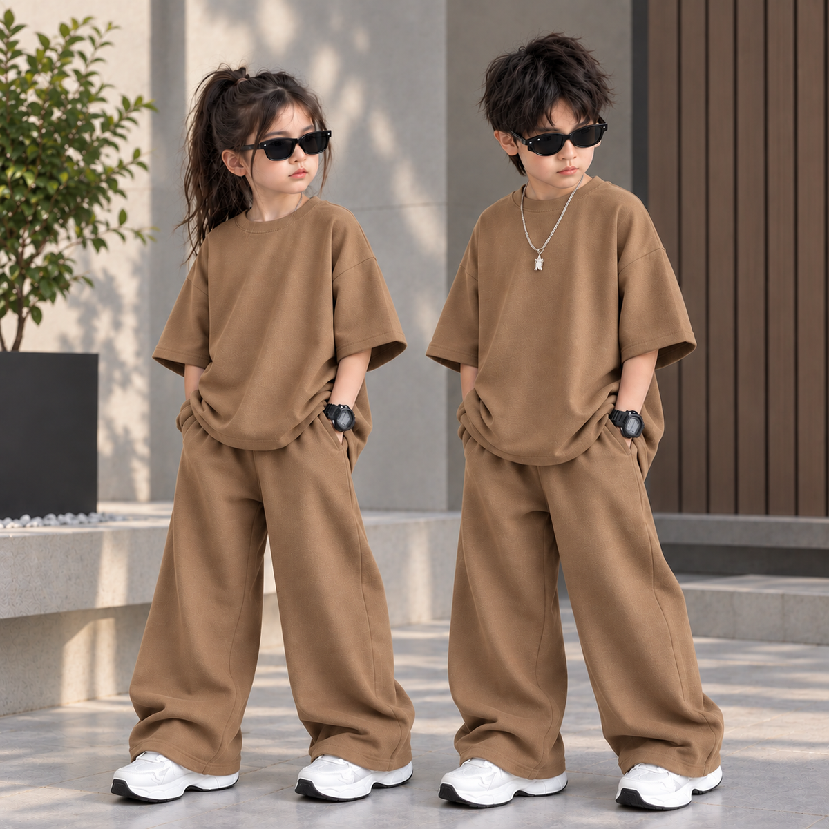 Camel Baggy Style Kids Wear