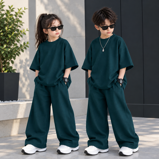 Green Baggy Style Kids Wear