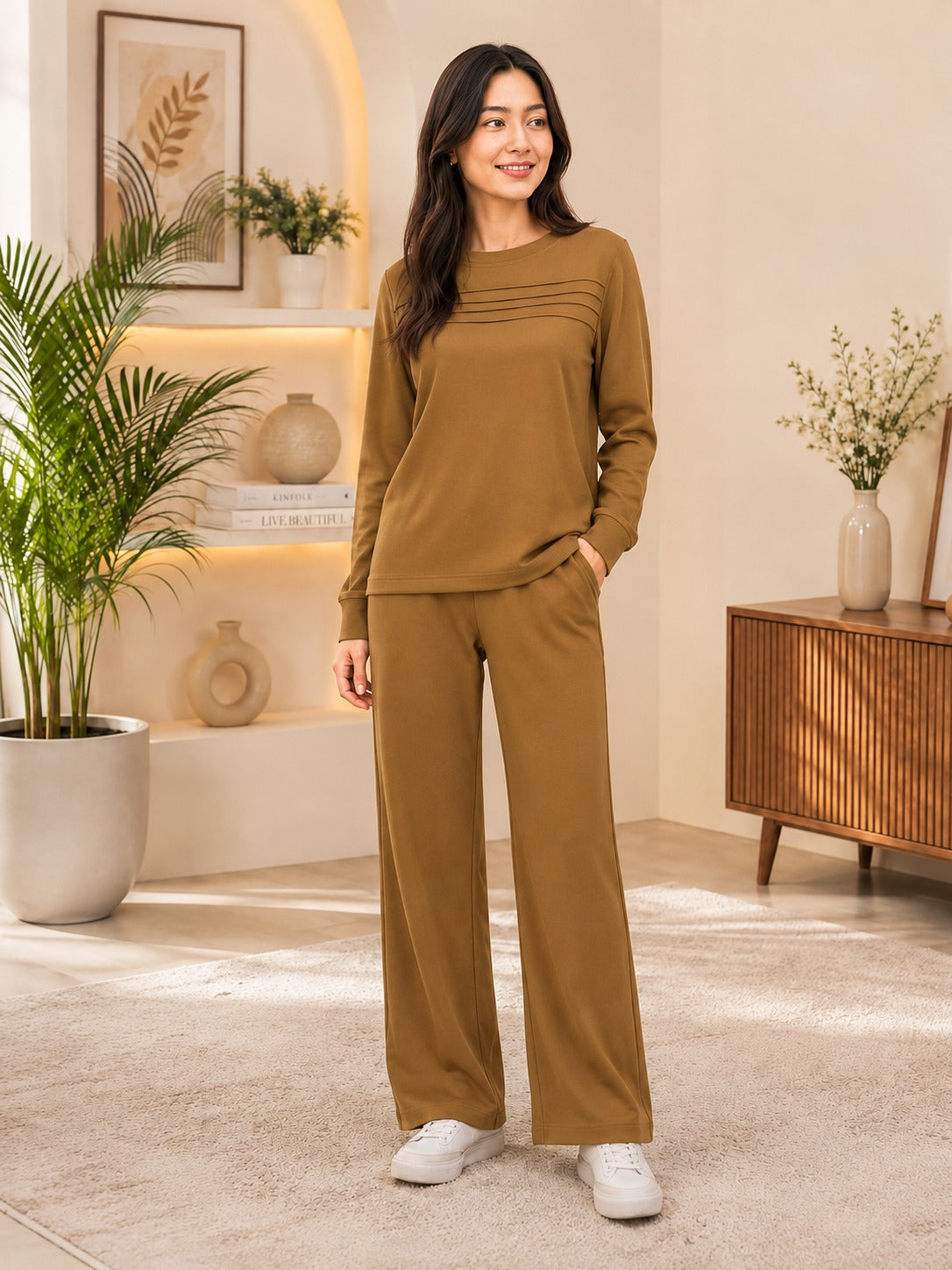 Camel Comfort Women Lounge Wear