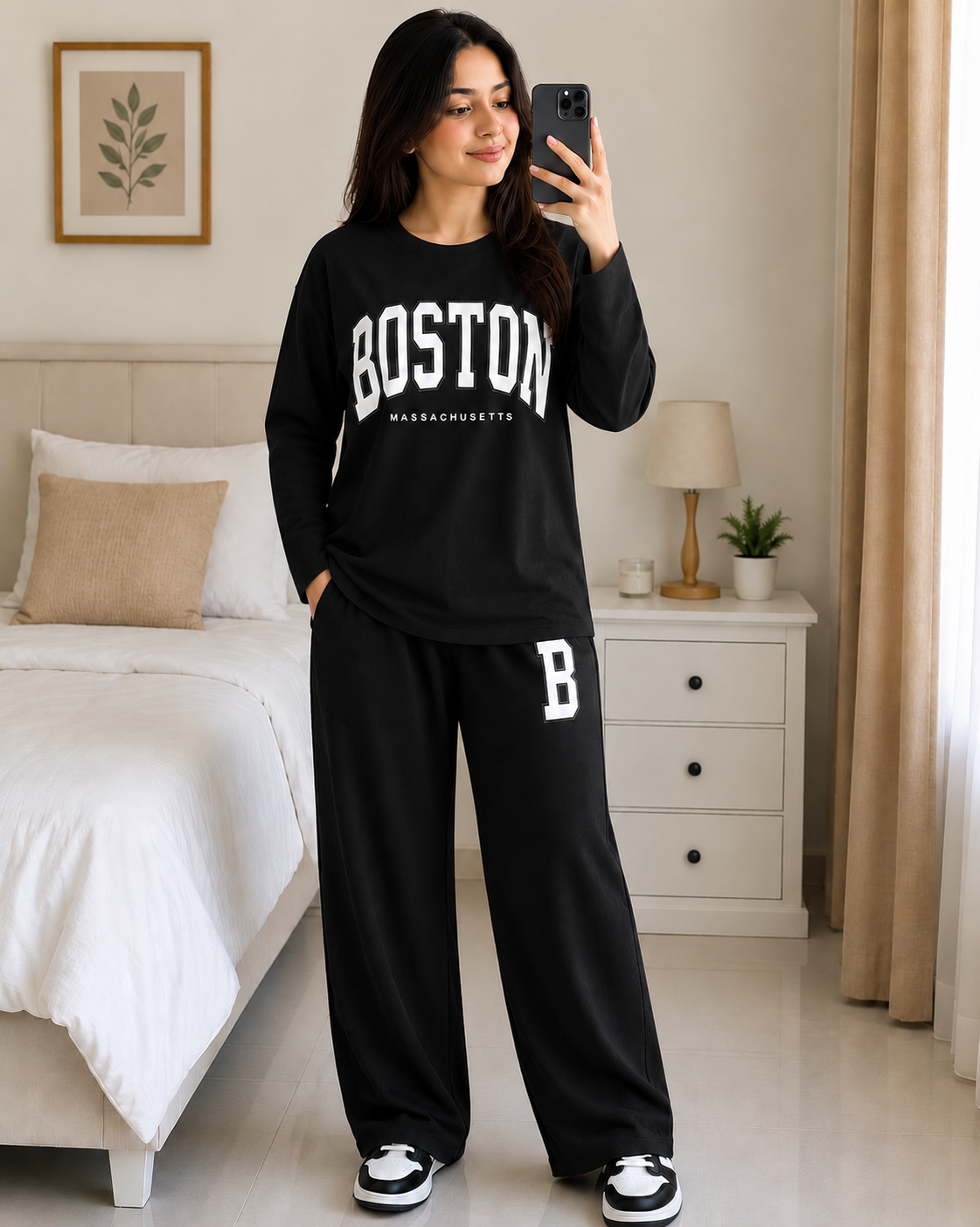Black Boston Co ord Set