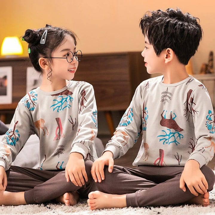 Brown Dear Printed Kids Wear
