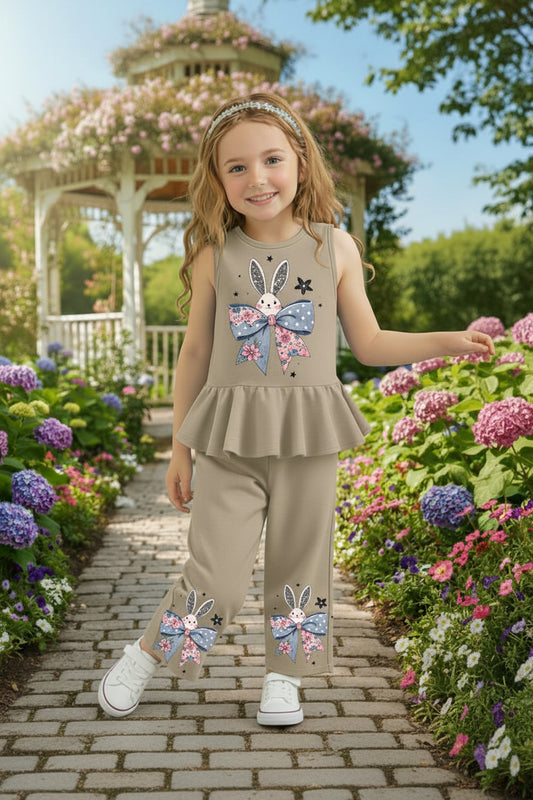 Skin Bunny Bow Frock Style Kids Wear