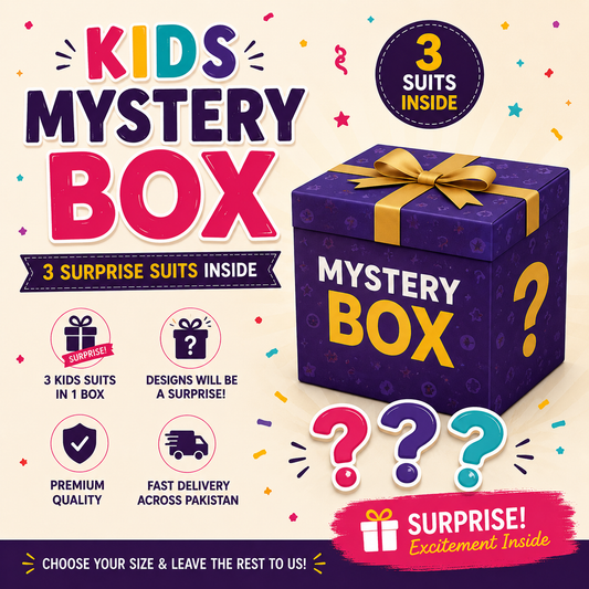 🎁 Kids Half Sleeves Mystery Box (3 Suits)