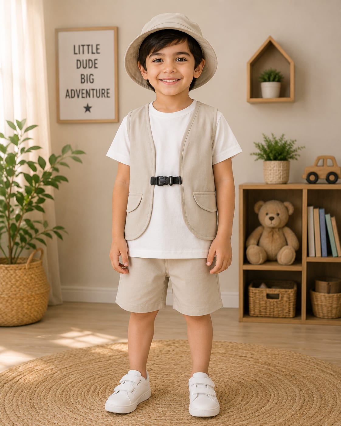 Skin Vest Stlye Half Sleeve Kids Wear